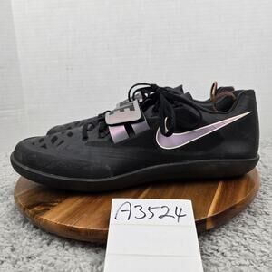 Nike Men 14 Zoom SD 4 Black Indigo Fog Track Field Shot Put Discus Throwing Shoe